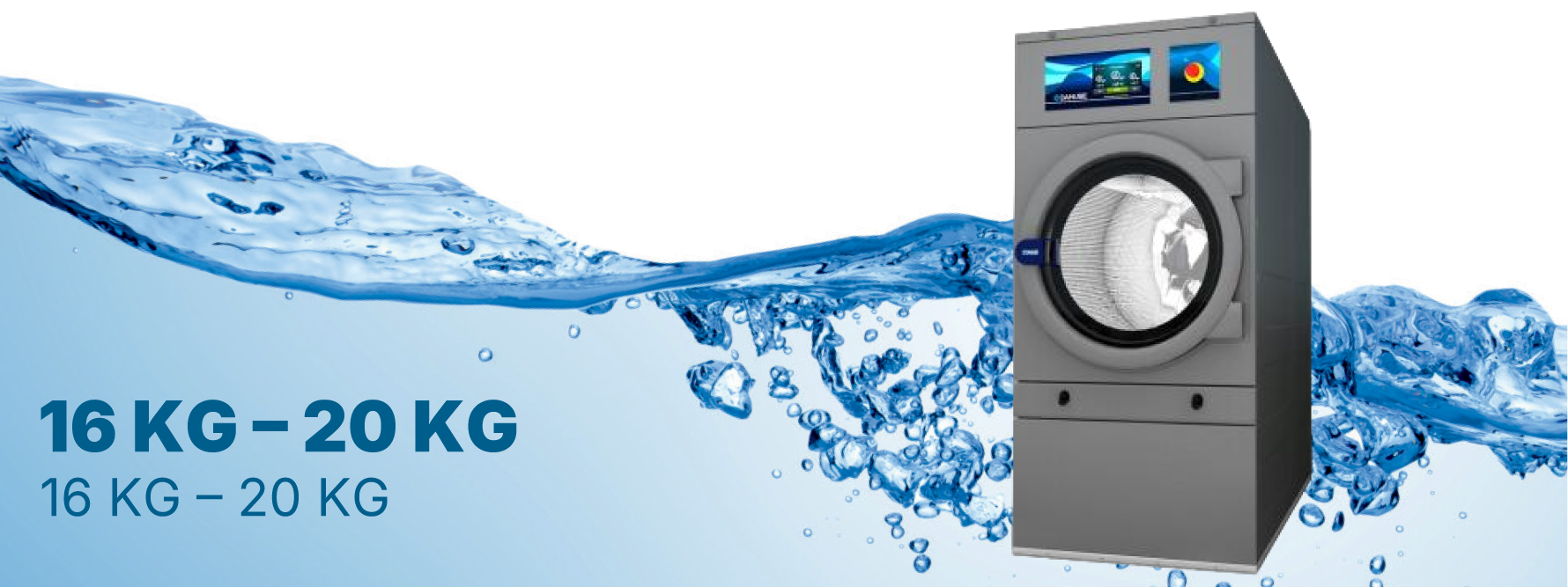 Commercial dryer 16kg - 20kg