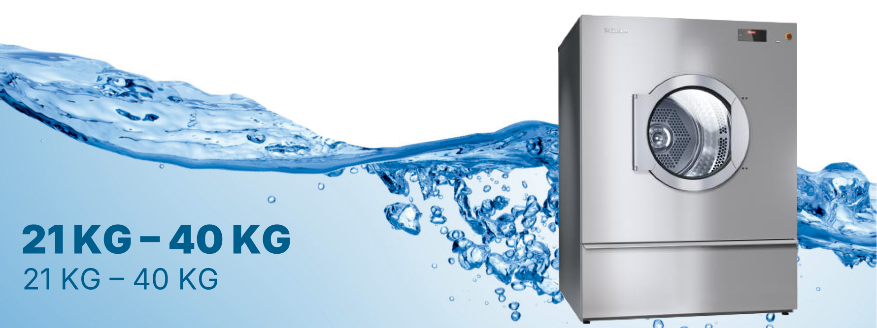 Commercial dryer 21kg - 40kg