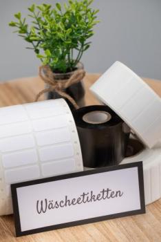 rs-etiketten & embleme vorgestanzte Etiketten TR 4014 FIX CAL - mangelbar - 50 m - 1 Bahn