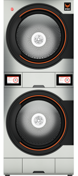 IPSO commercial tumble dryer IDD 285 - G - exhaust air - 2x 14 kg