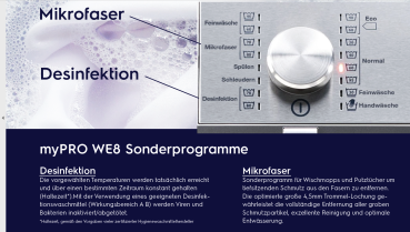 Preview: Electrolux Professional myPRO Serie 8 Gewerbewaschmaschine WE8P - E - LP - 8 kg
