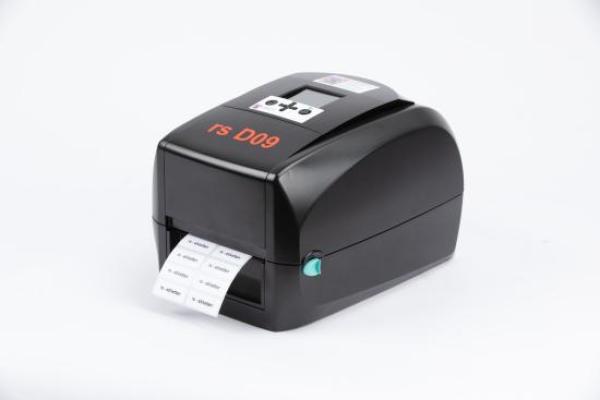 rs-labels and emblems thermal transfer printer D09 - self-sufficient printing system