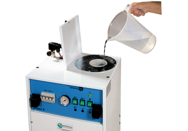 BATTISTELLA Industriedampferzeuger mit 2 Bügeleisen SATURNO V ECO