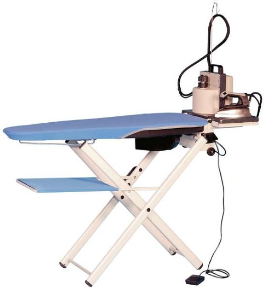 Electrolux Professional Folding Ironing Table, Model FIT1, with Steam Generator and Exhaust System